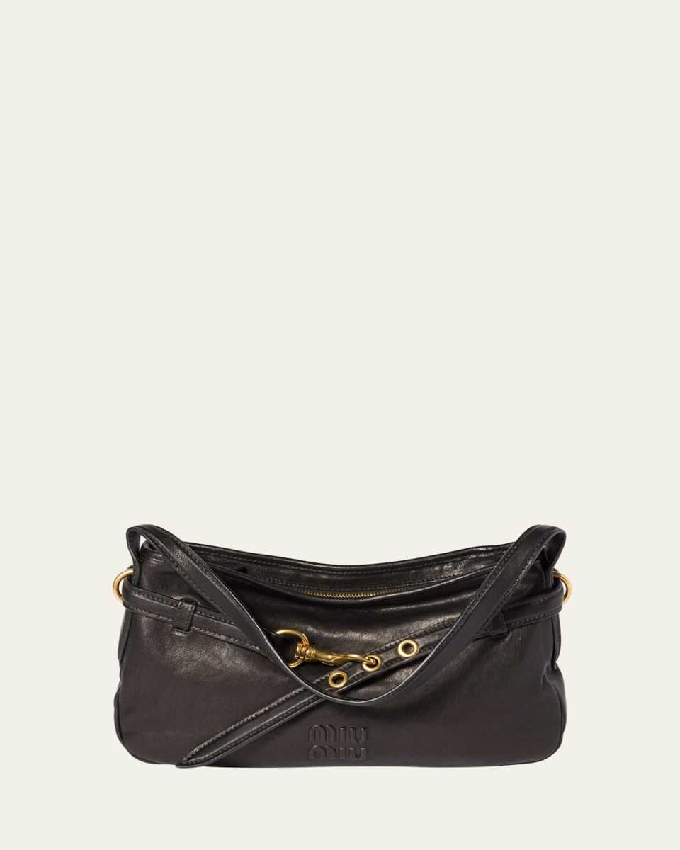 Lambskin Leather Shoulder Bag